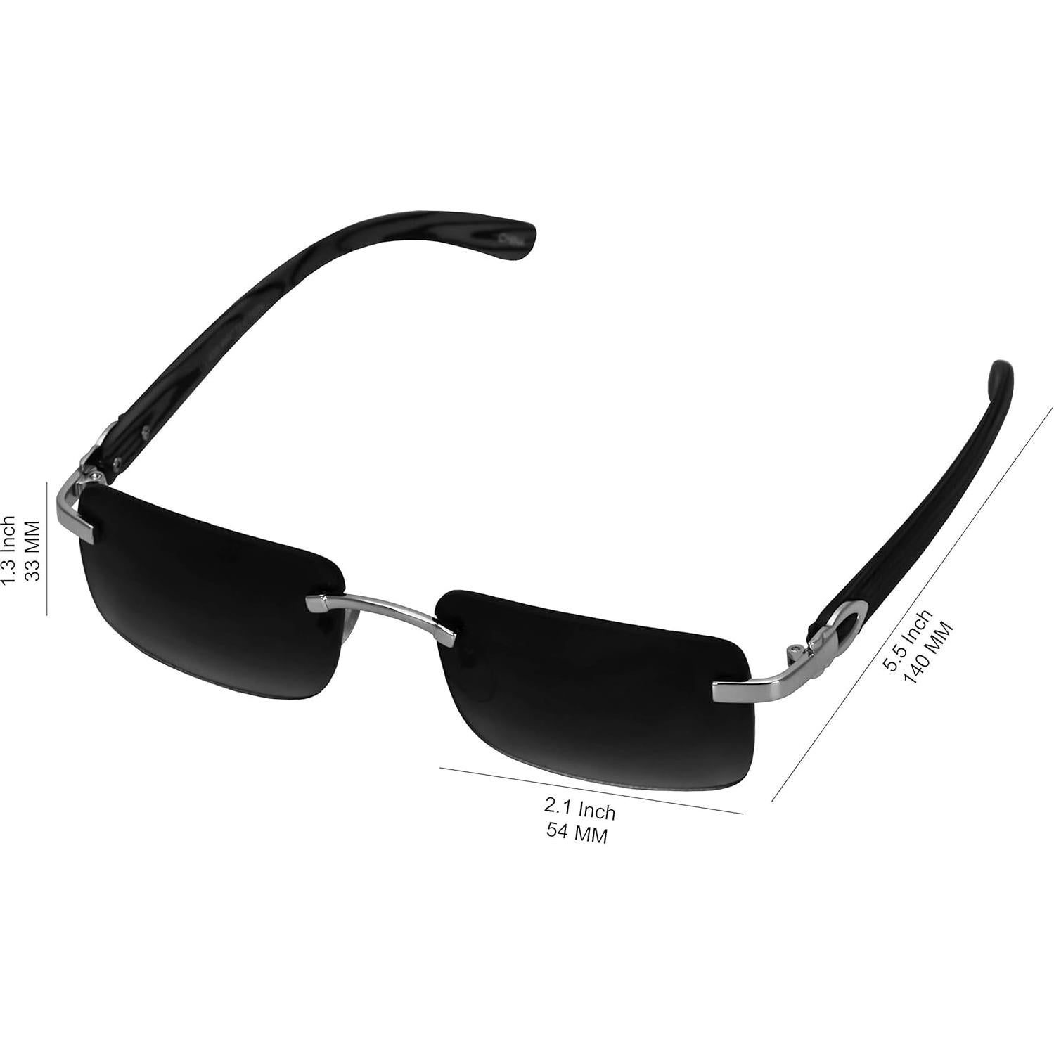 Gafas de sol Elite Slim metálicas y de madera UV400