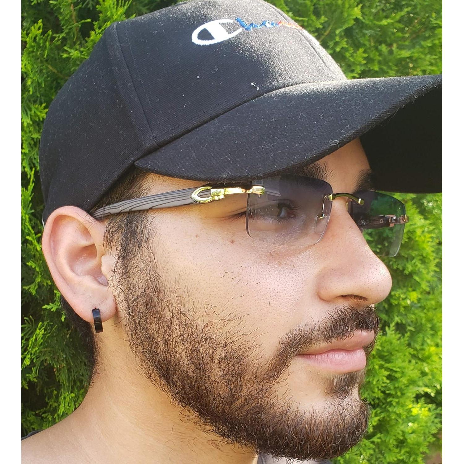 Gafas de sol Elite Slim metálicas y de madera UV400