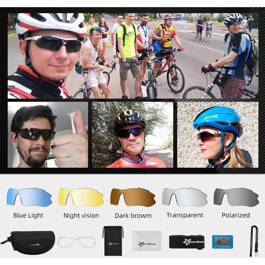Gafas de Sol ROCKBROS Deportivas Polarizadas UV400 Ciclismo