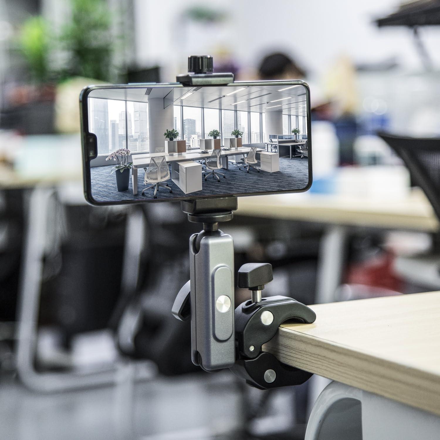 Abrazadera de Montaje Suptig para Cámara y Teléfono