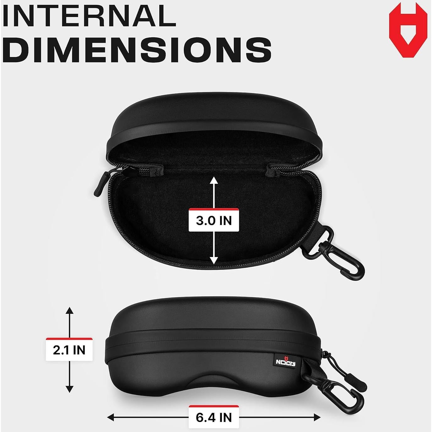 Estuche Semi Duro NoCry para Gafas de Sol - Resistente al Agua