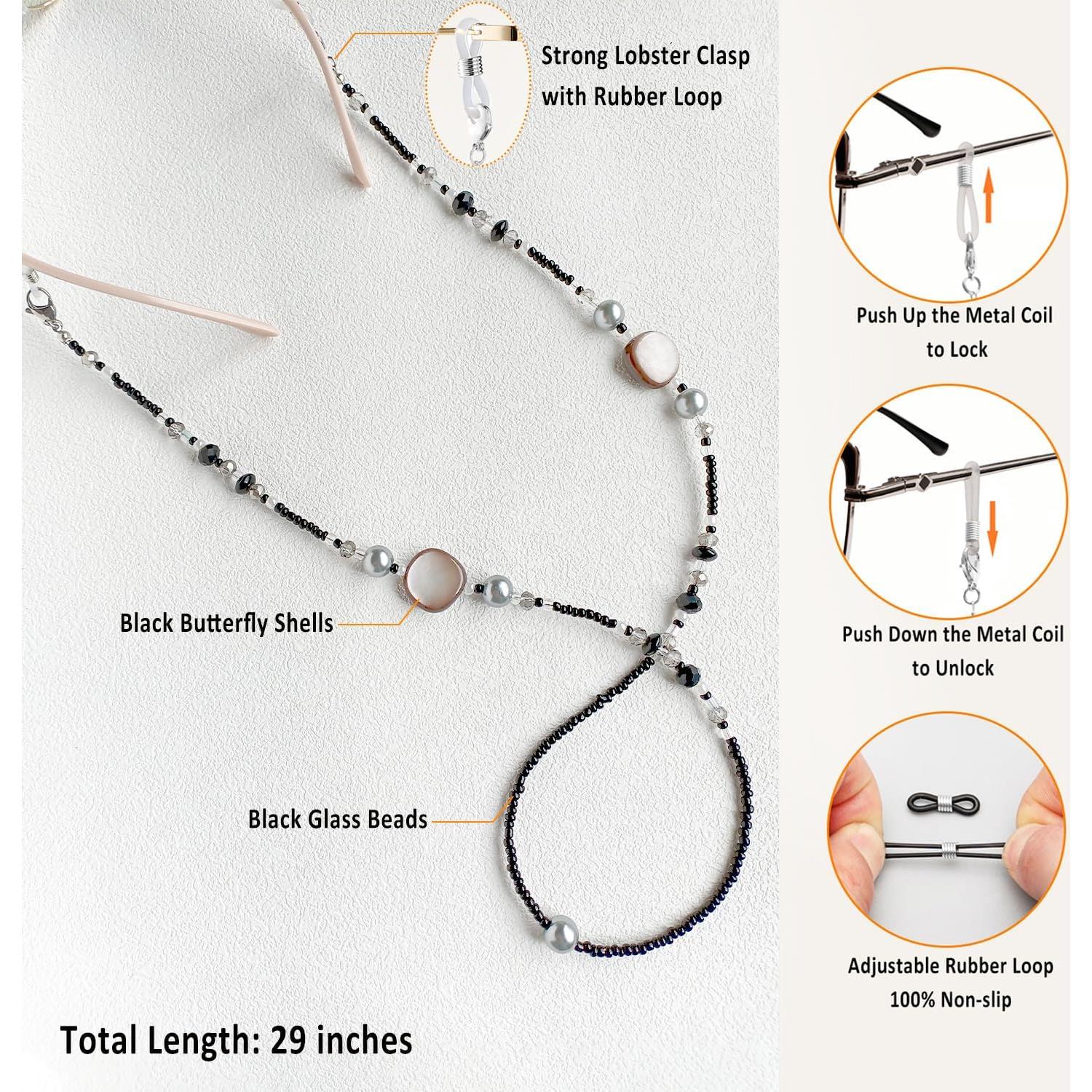 Cadena de Gafas ERNAULO para Mujeres 73.66 cm Elegante