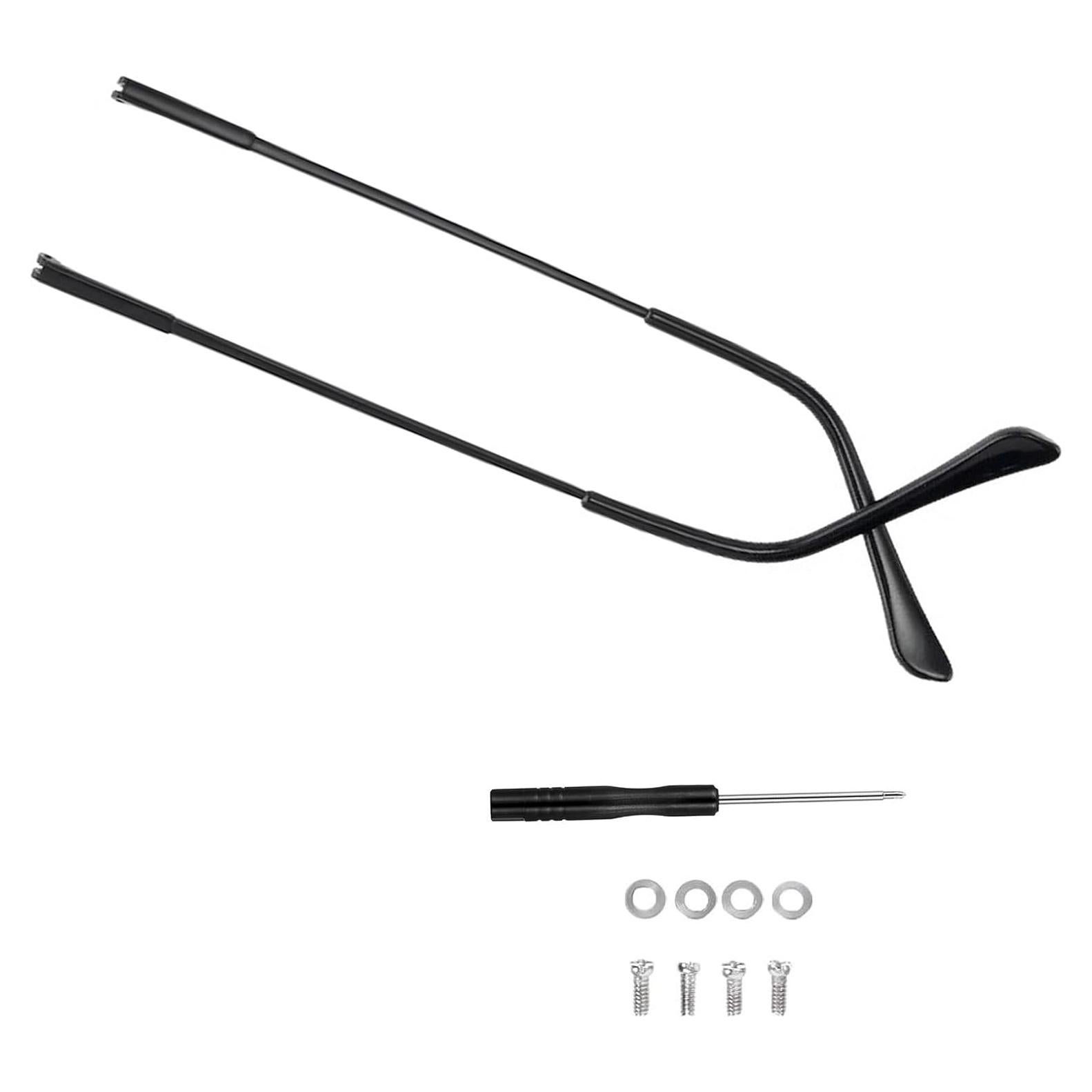 Kit de Reemplazo Patas Gafas Metal TORWOL 138mm Negro