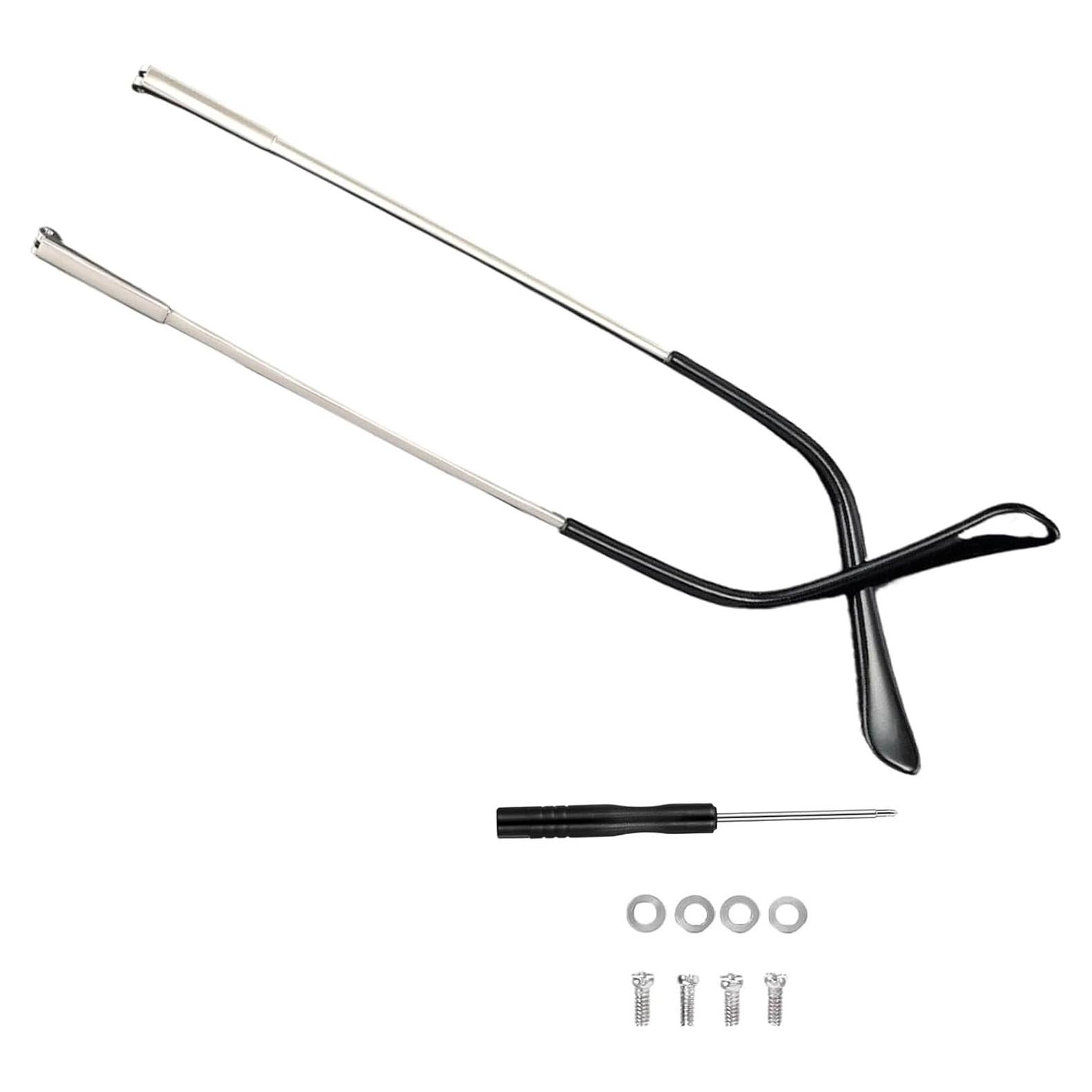 Kit de Reemplazo Patas Gafas Metal TORWOL 138mm Plata