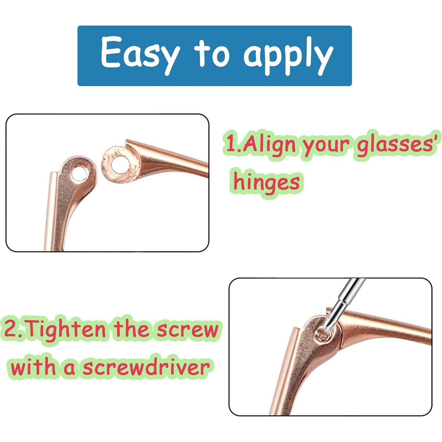 Kit de Reemplazo Patas Gafas Metal TORWOL 138mm Plata