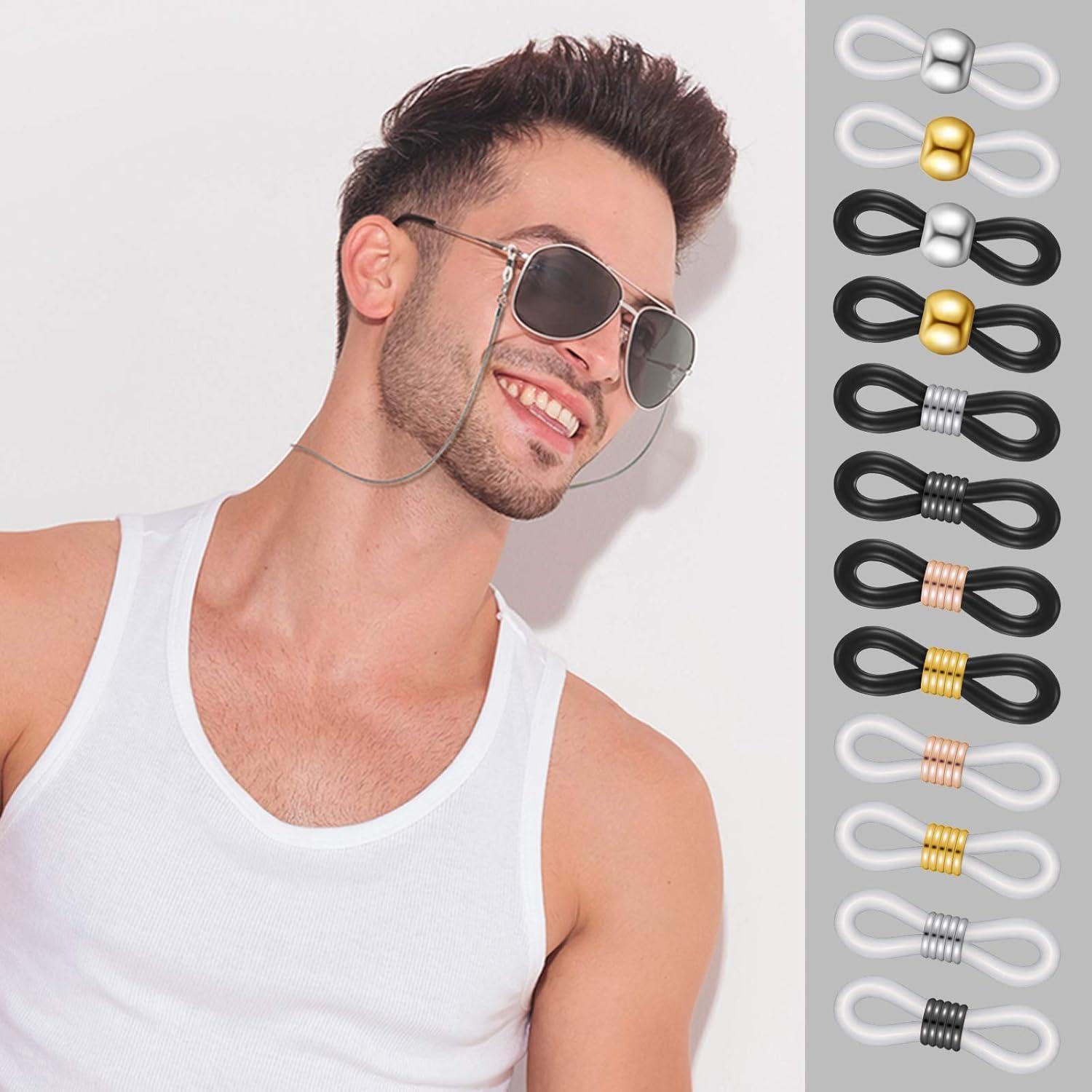 Extremos de cadena para gafas Frienda 50 piezas antideslizantes