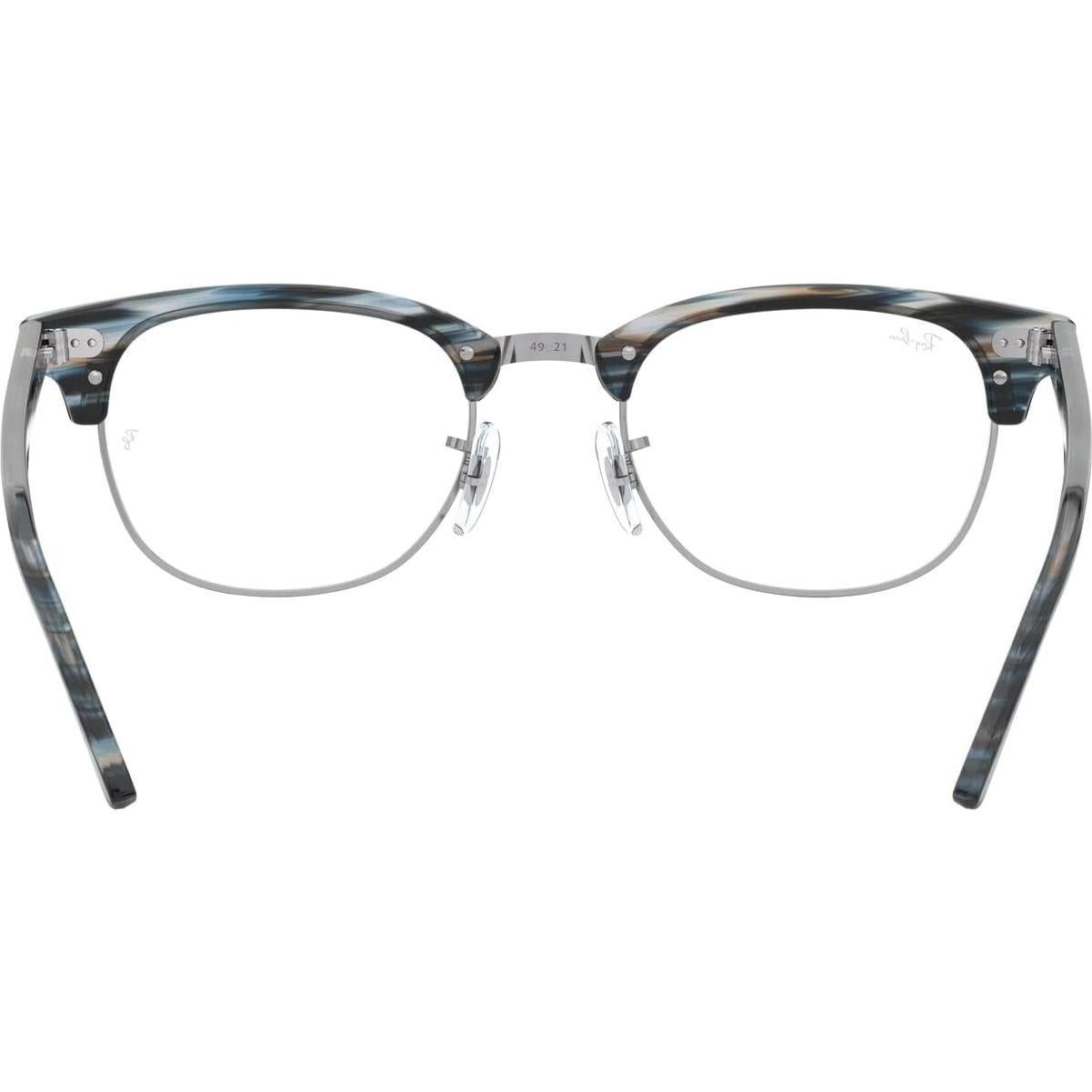 Gafas Recetadas Ray-Ban RX5154 Clubmaster 49mm Rayas Azules