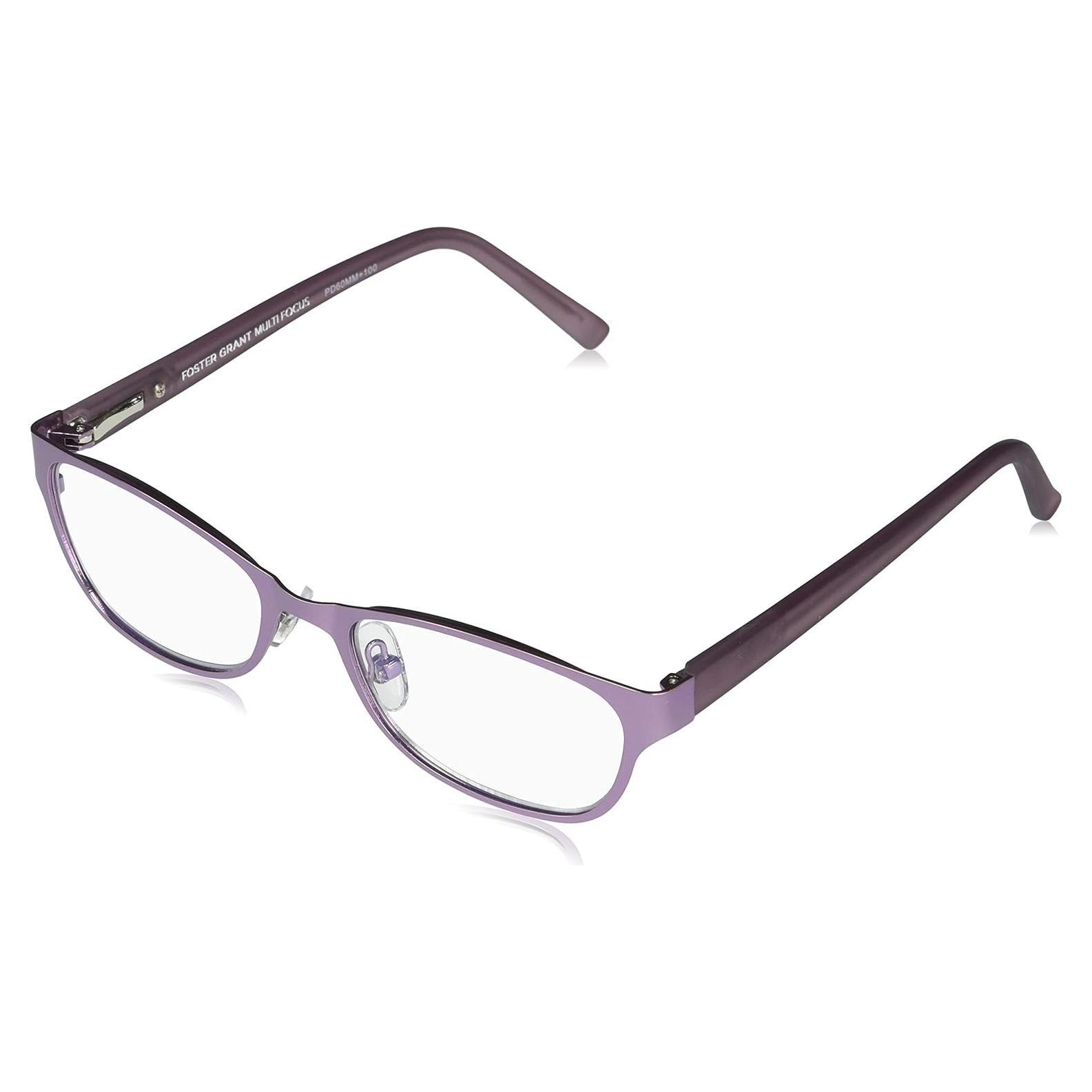 Gafas de lectura multifocal Foster Grant Charlsie 1.5x púrpura