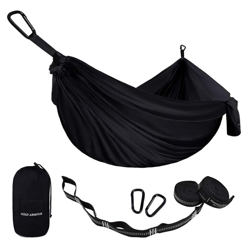 Hamaca de Camping Gold Armour - Individual 227 kg Nylon Premium