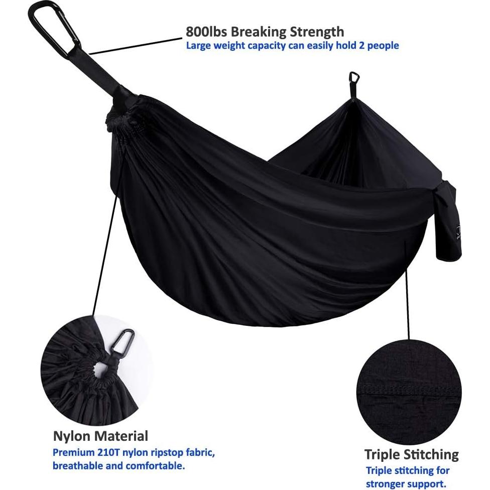 Hamaca de Camping Gold Armour - Individual 227 kg Nylon Premium