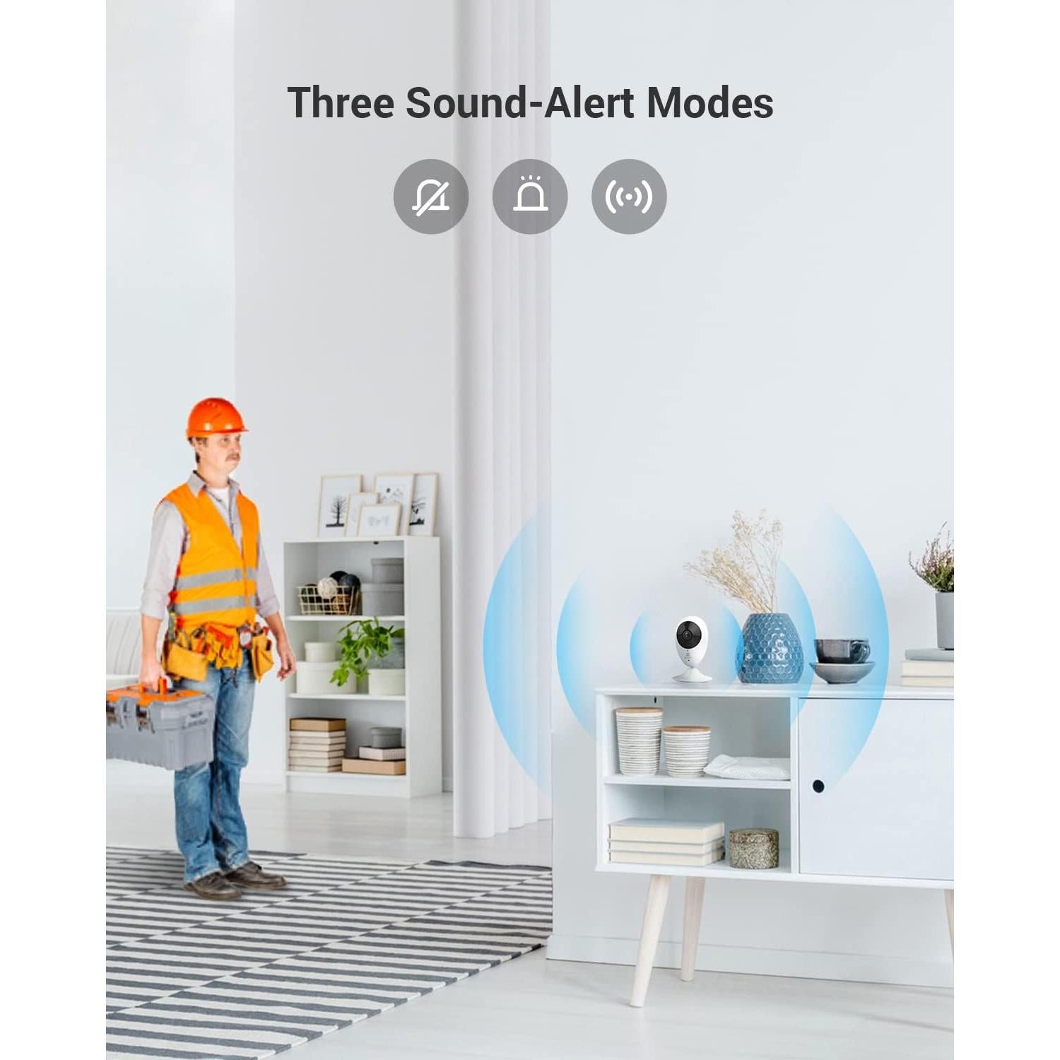 Cámara de Seguridad EZVIZ C2C 1080P, Visión Nocturna, Alerta