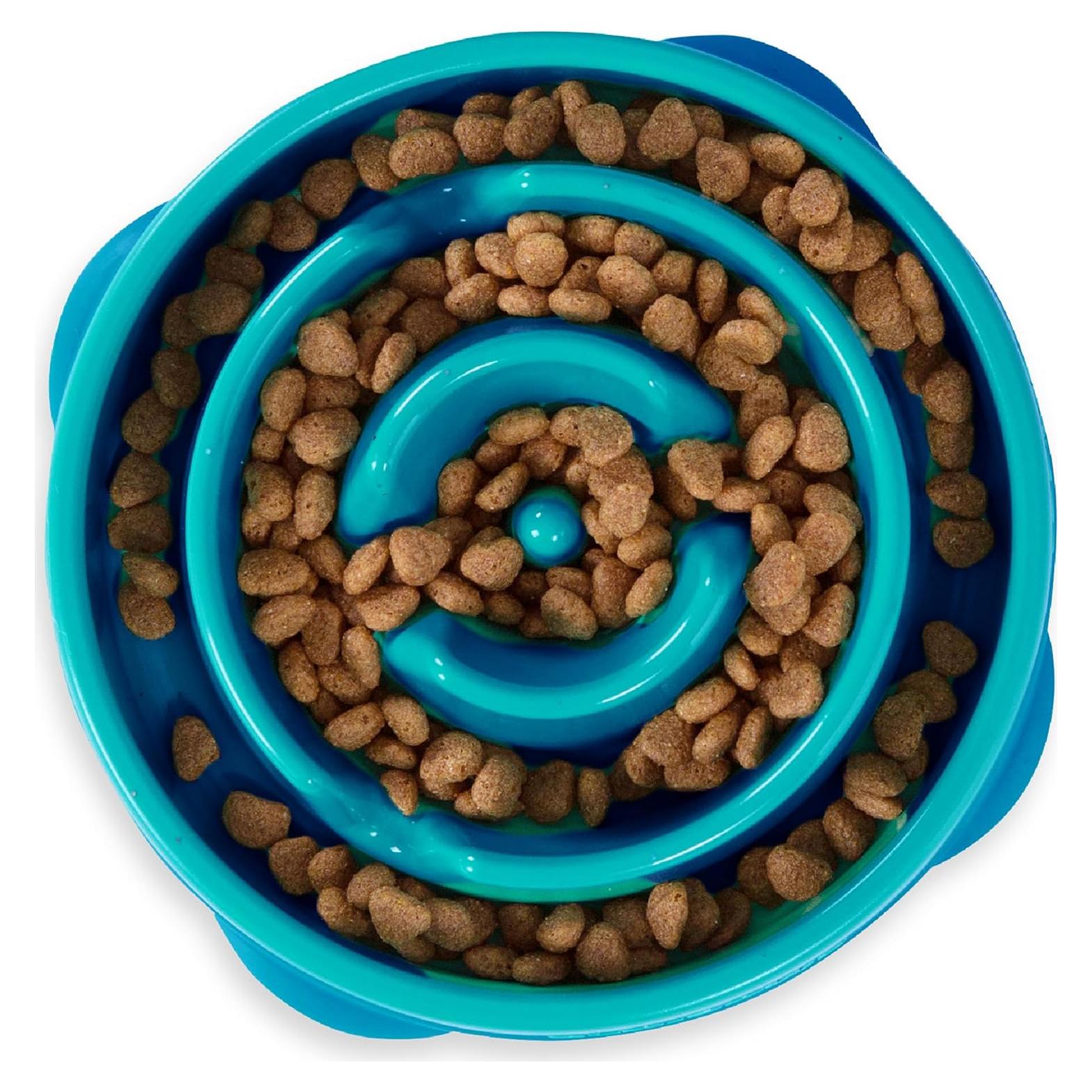 Cuenco para Perros Outward Hound Fun Feeder Mediano Turquesa