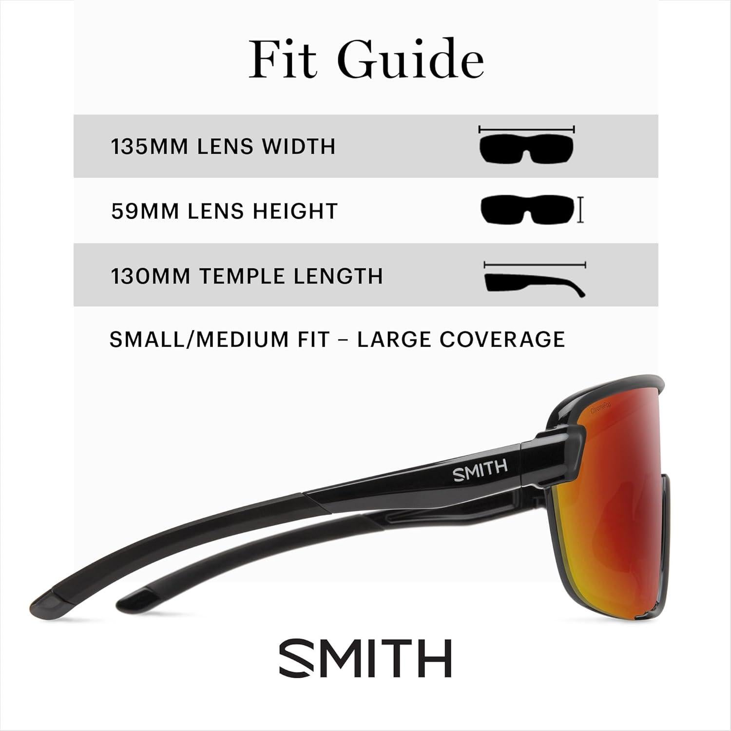 Gafas de sol Smith Bobcat - Unisex, lentes ChromaPop, ligeras