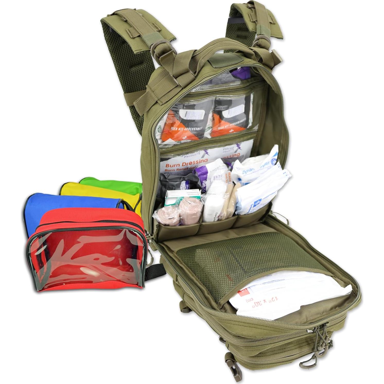 Mochila Médica de Respuesta Rápida Lightning X Verde Oliva