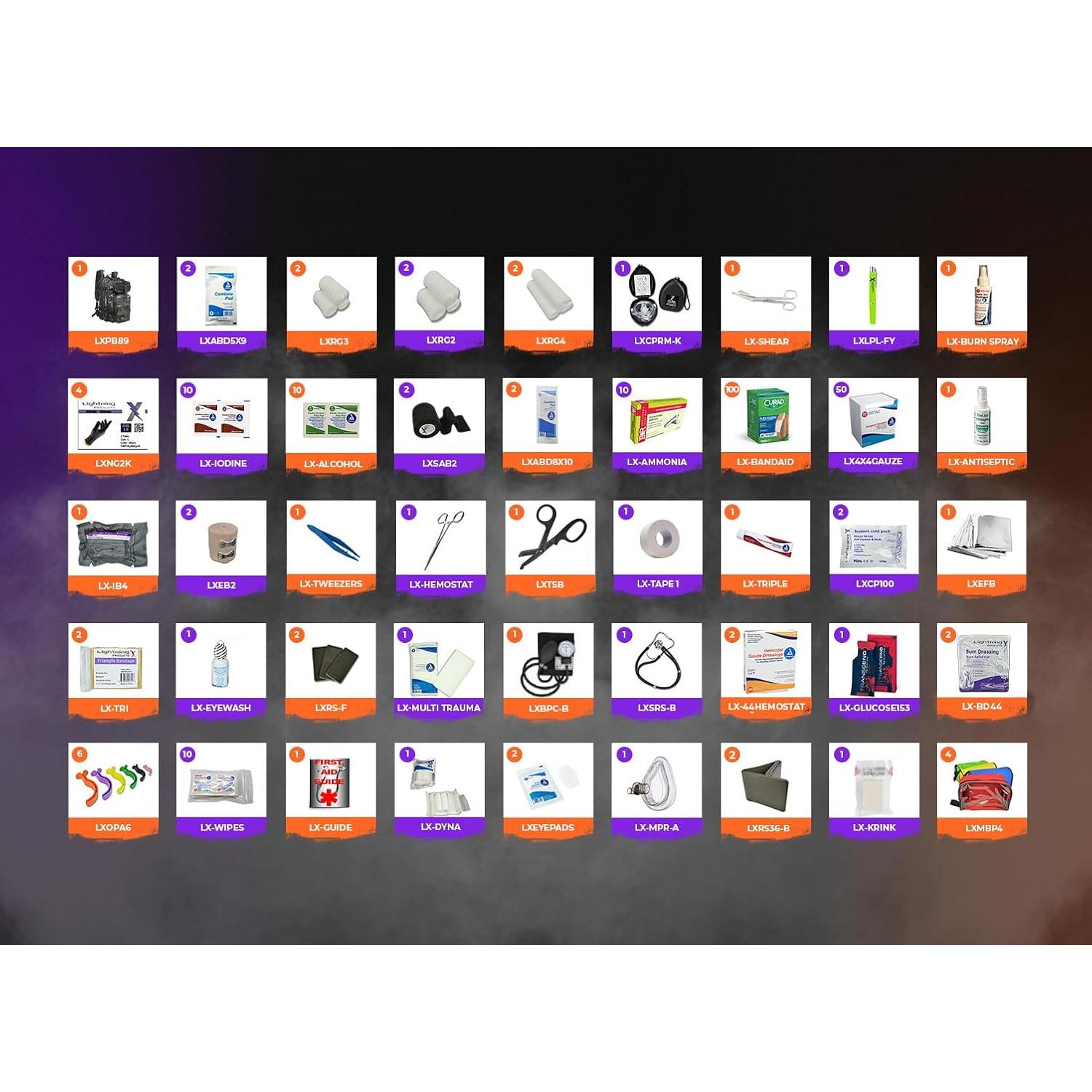 Mochila Médica de Respuesta Rápida Lightning X Verde Oliva