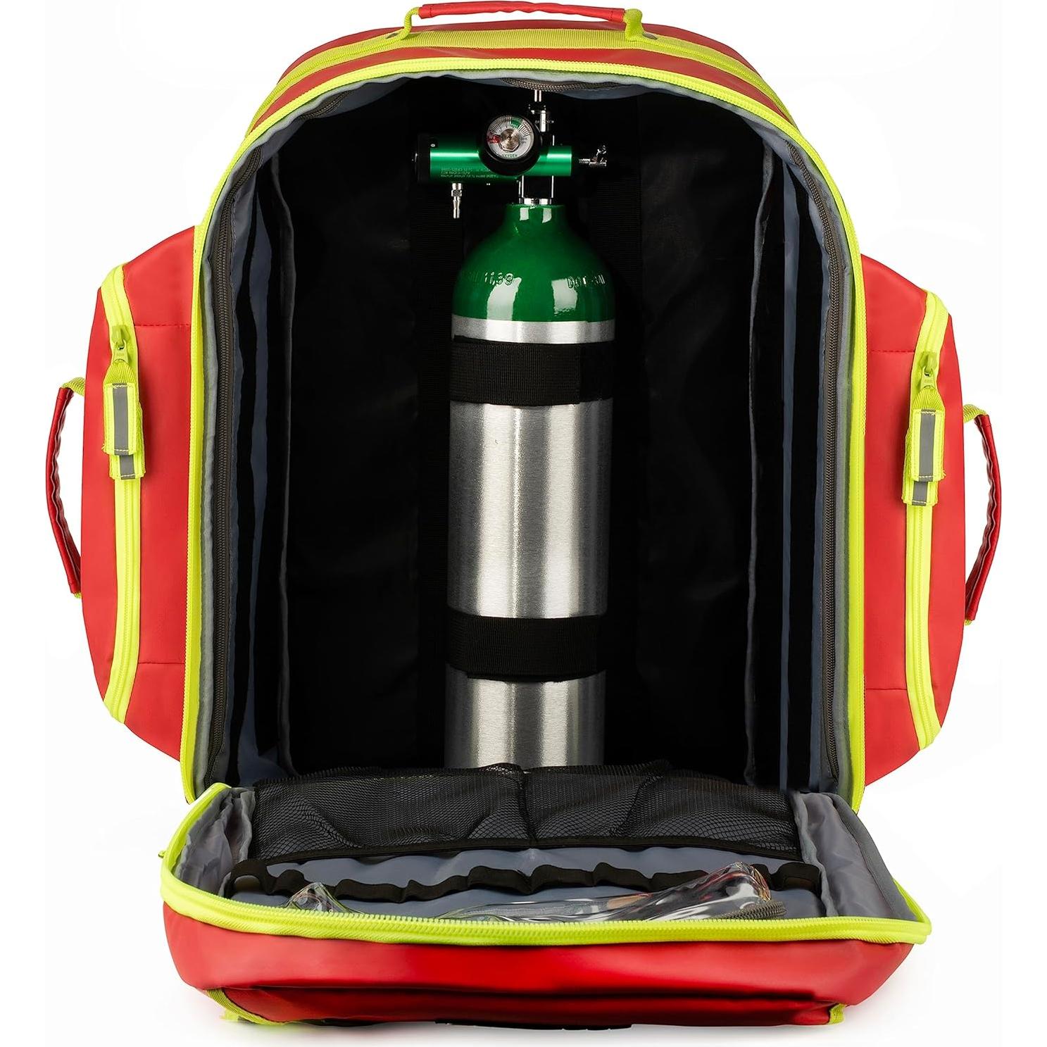 Mochila de Primeros Auxilios Scherber Roja 56x36x20 cm - Kit Completo