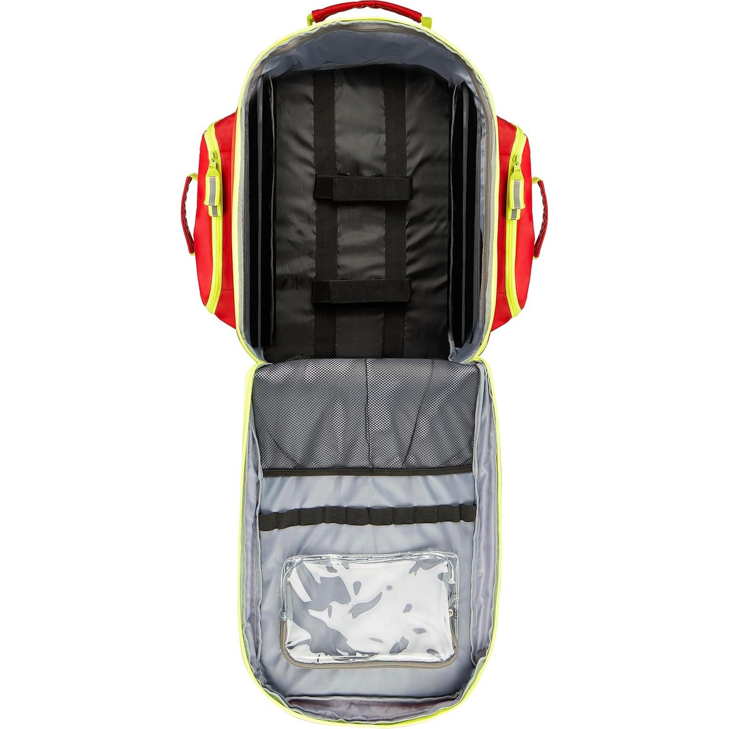 Mochila de Primeros Auxilios Scherber Roja 56x36x20 cm - Kit Completo