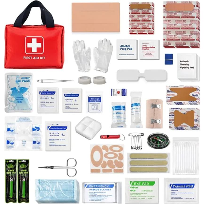 Botiquín de Primeros Auxilios ISOP 220 Piezas Compacto Impermeable