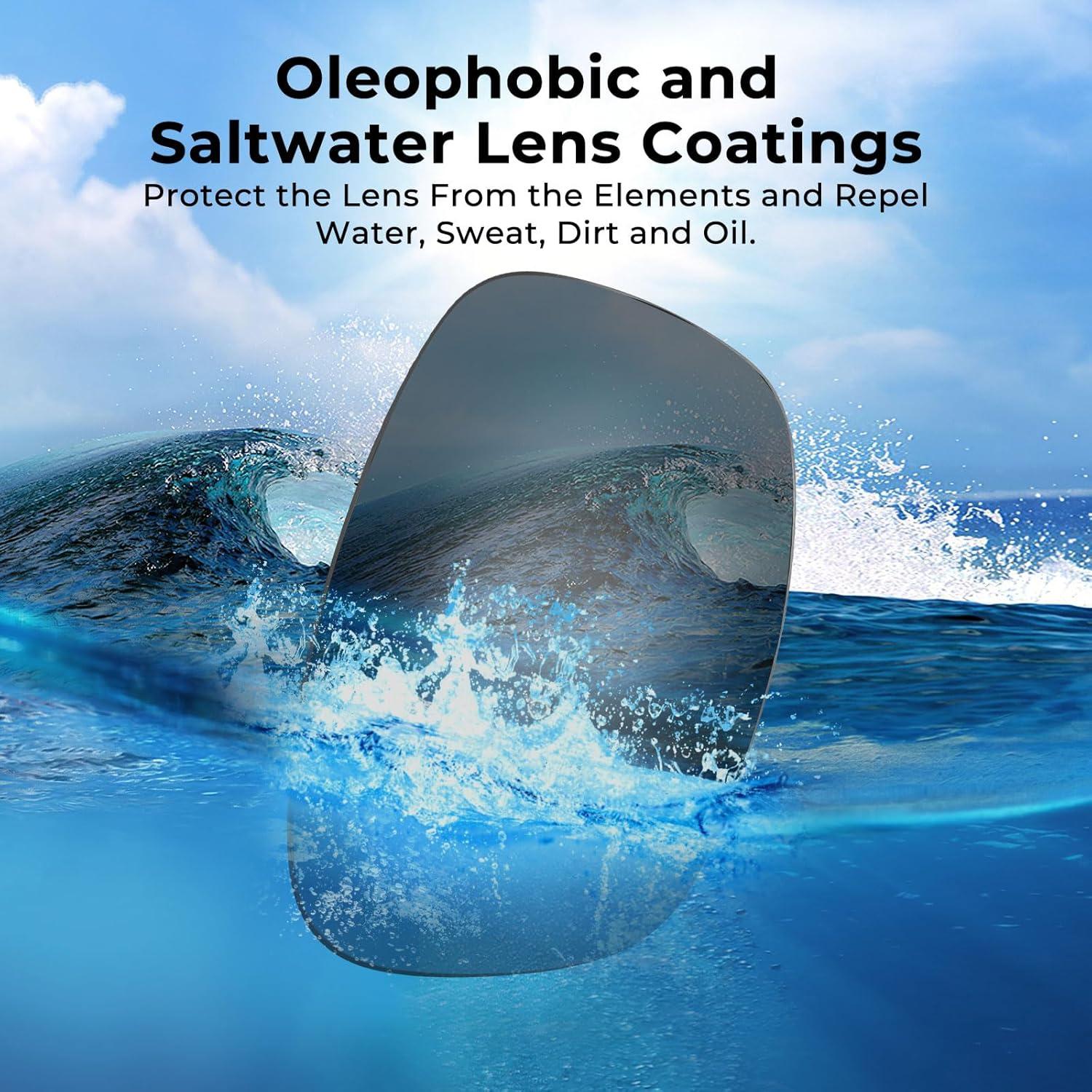 Gafas de sol polarizadas KastKing Tenmile UV 100% para deportes