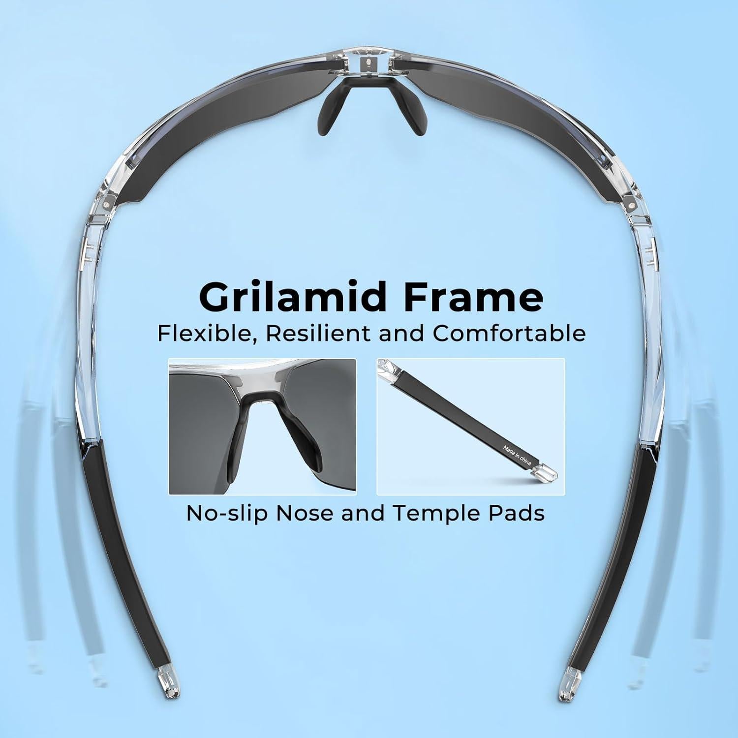 Gafas de sol polarizadas KastKing Tenmile UV 100% para deportes