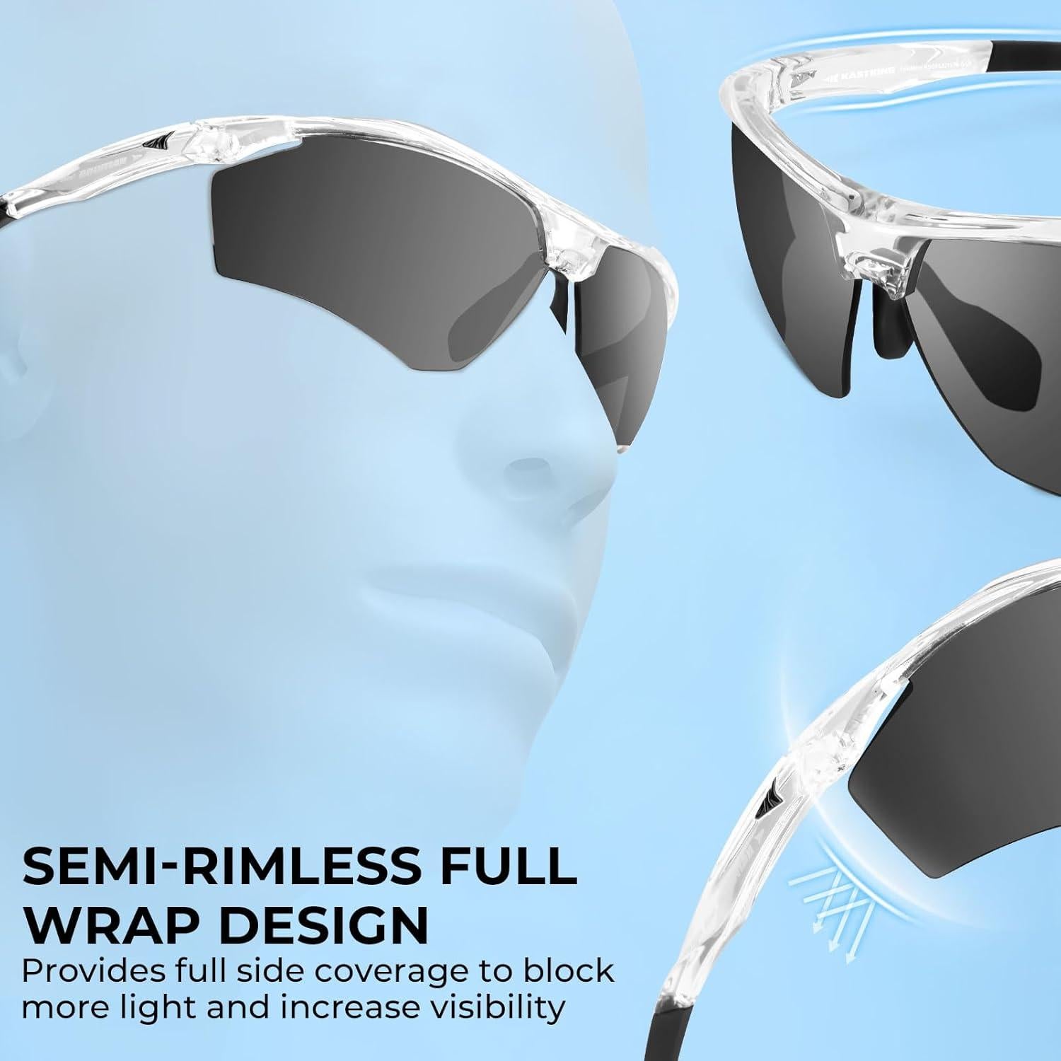 Gafas de sol polarizadas KastKing Tenmile UV 100% para deportes