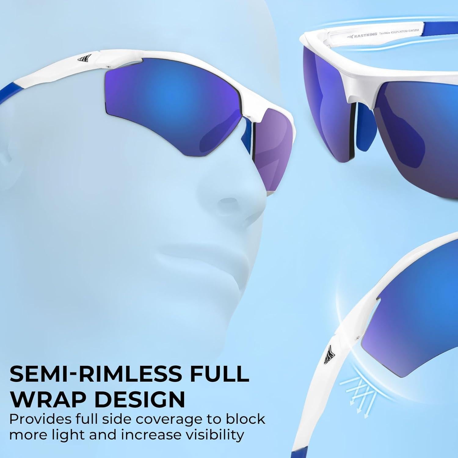 Gafas de sol polarizadas KastKing Tenmile UV 100% para outdoor