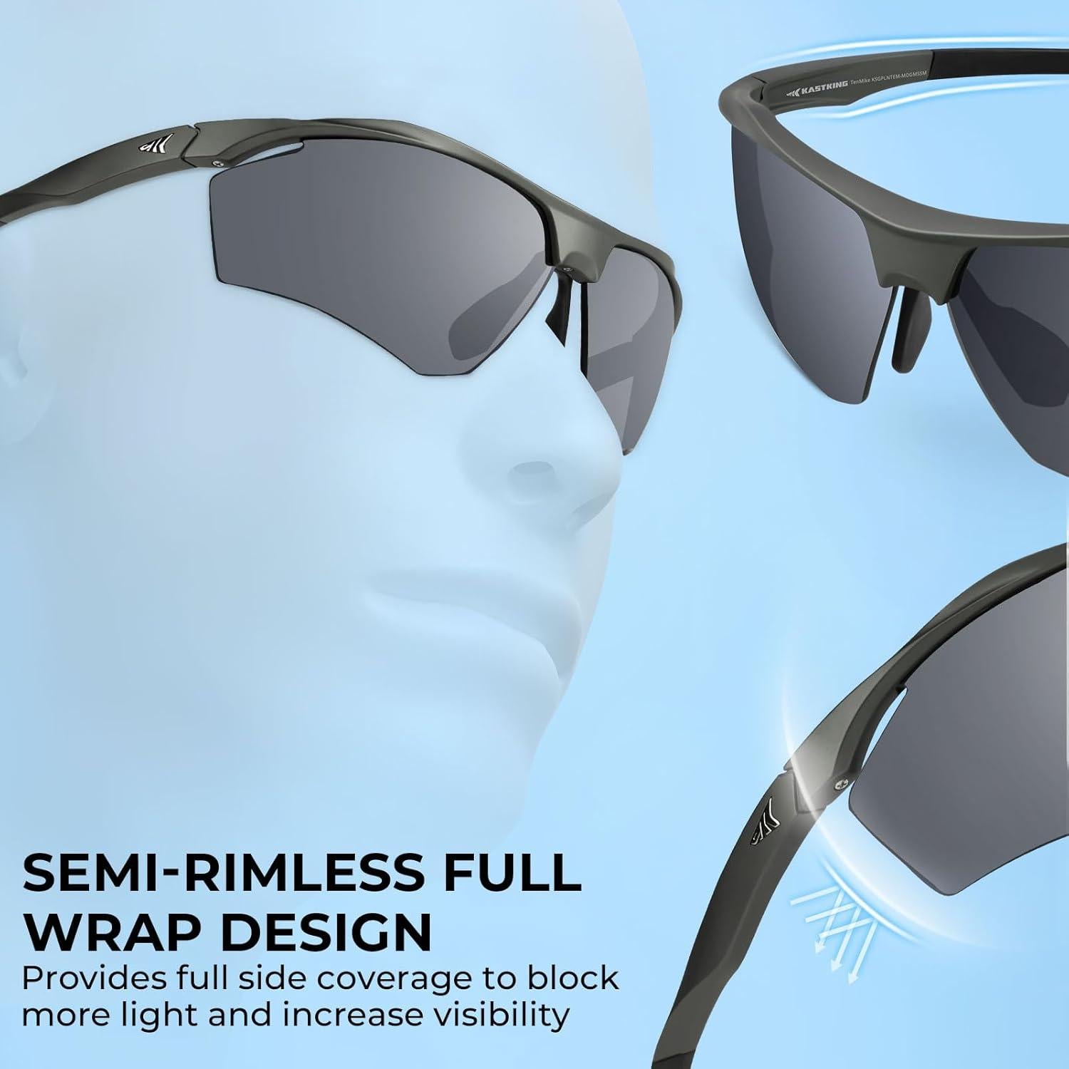 Gafas de sol polarizadas KastKing Tenmile UV 100% para outdoor