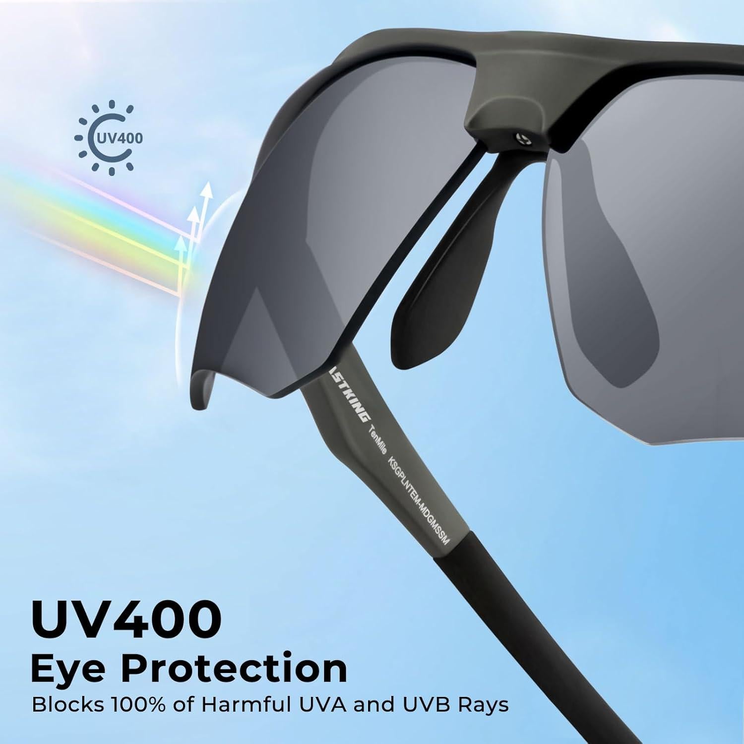 Gafas de sol polarizadas KastKing Tenmile UV 100% para outdoor