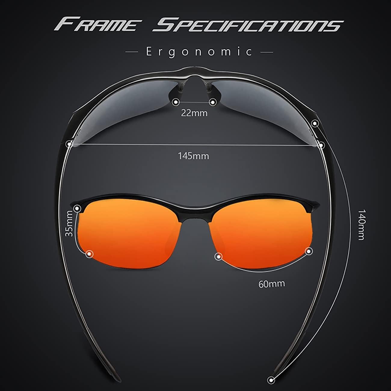 Gafas de sol deportivas JULI MJ8002 polarizadas unisex