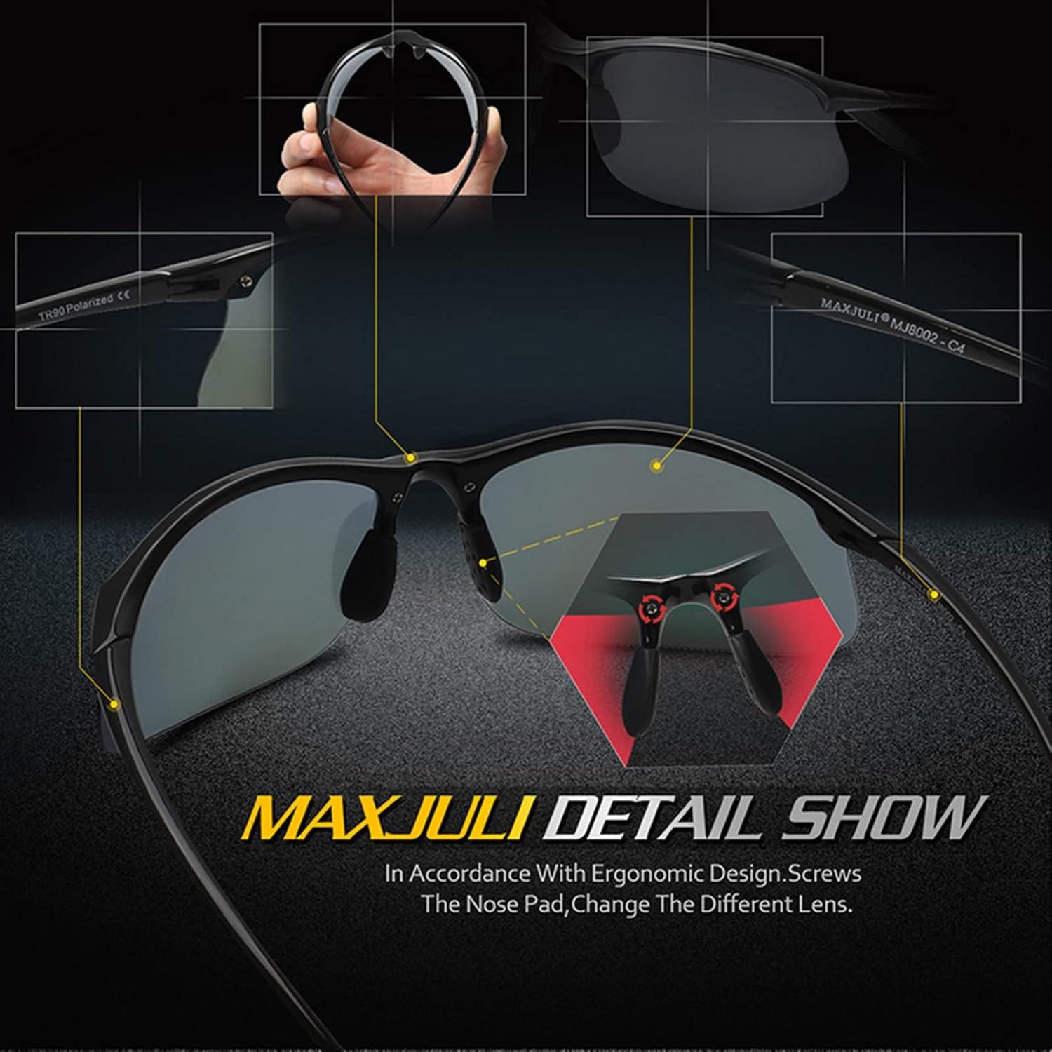 Gafas de sol deportivas JULI MJ8002 polarizadas unisex