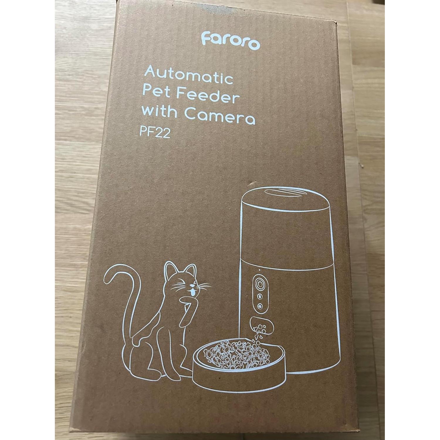 Comedero Automático Faroro 4L con Cámara HD 3MP