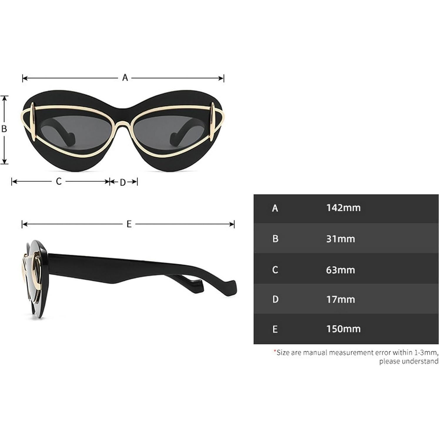 Gafas de sol Cat Eye Laureles UV400 para mujeres