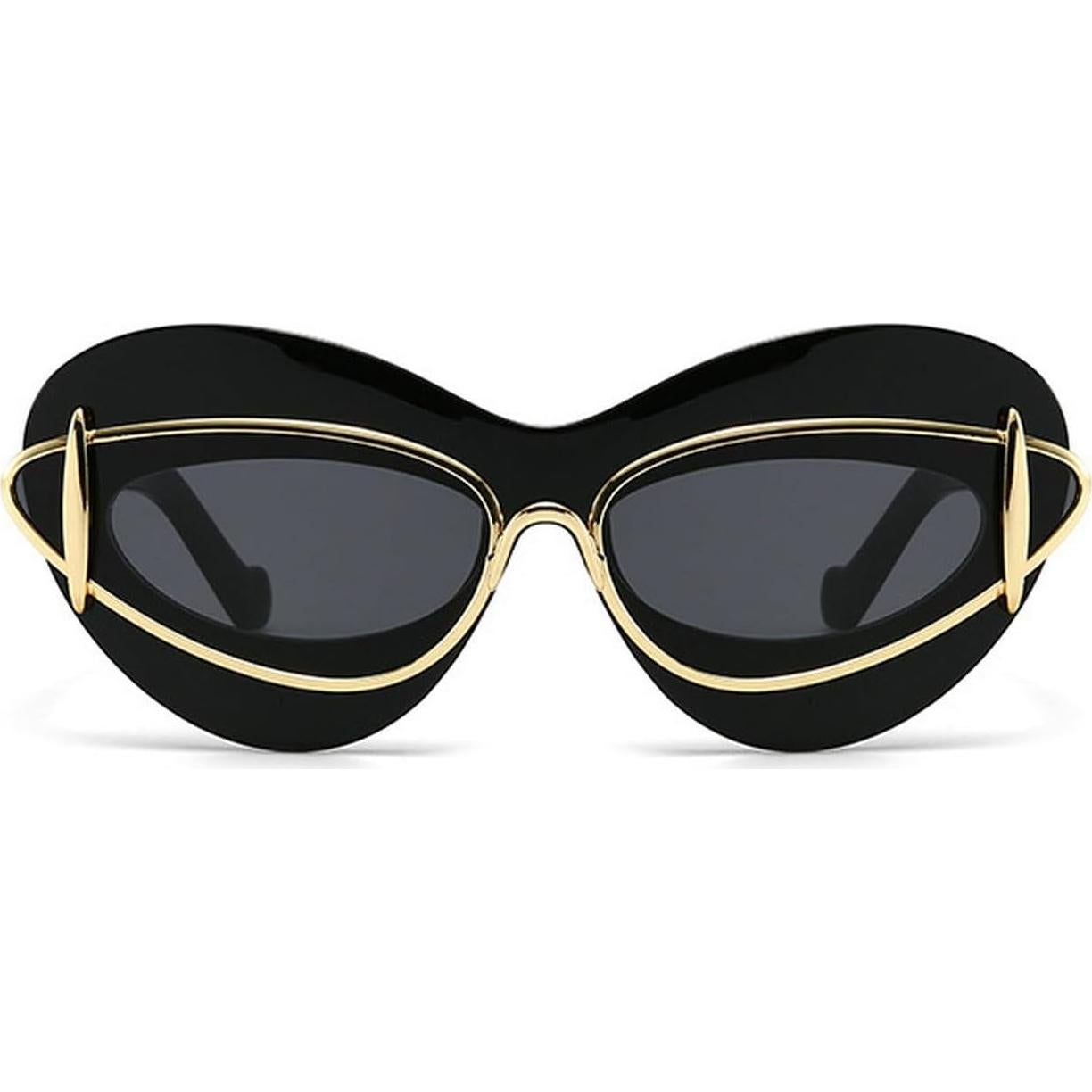 Gafas de sol Cat Eye Laureles UV400 para mujeres C2