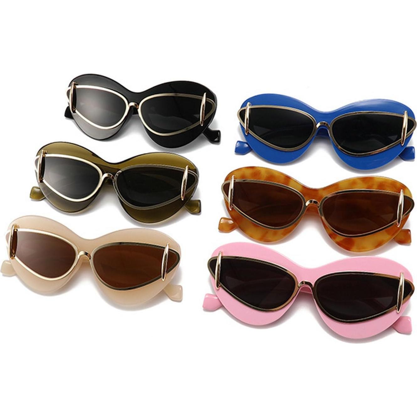 Gafas de sol Cat Eye Laureles UV400 para mujeres