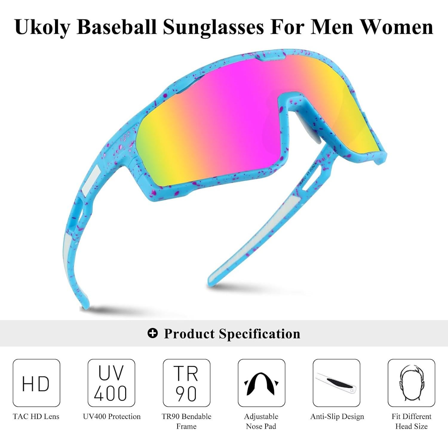 Gafas de sol deportivas Ukoly modelo 620 con UV400