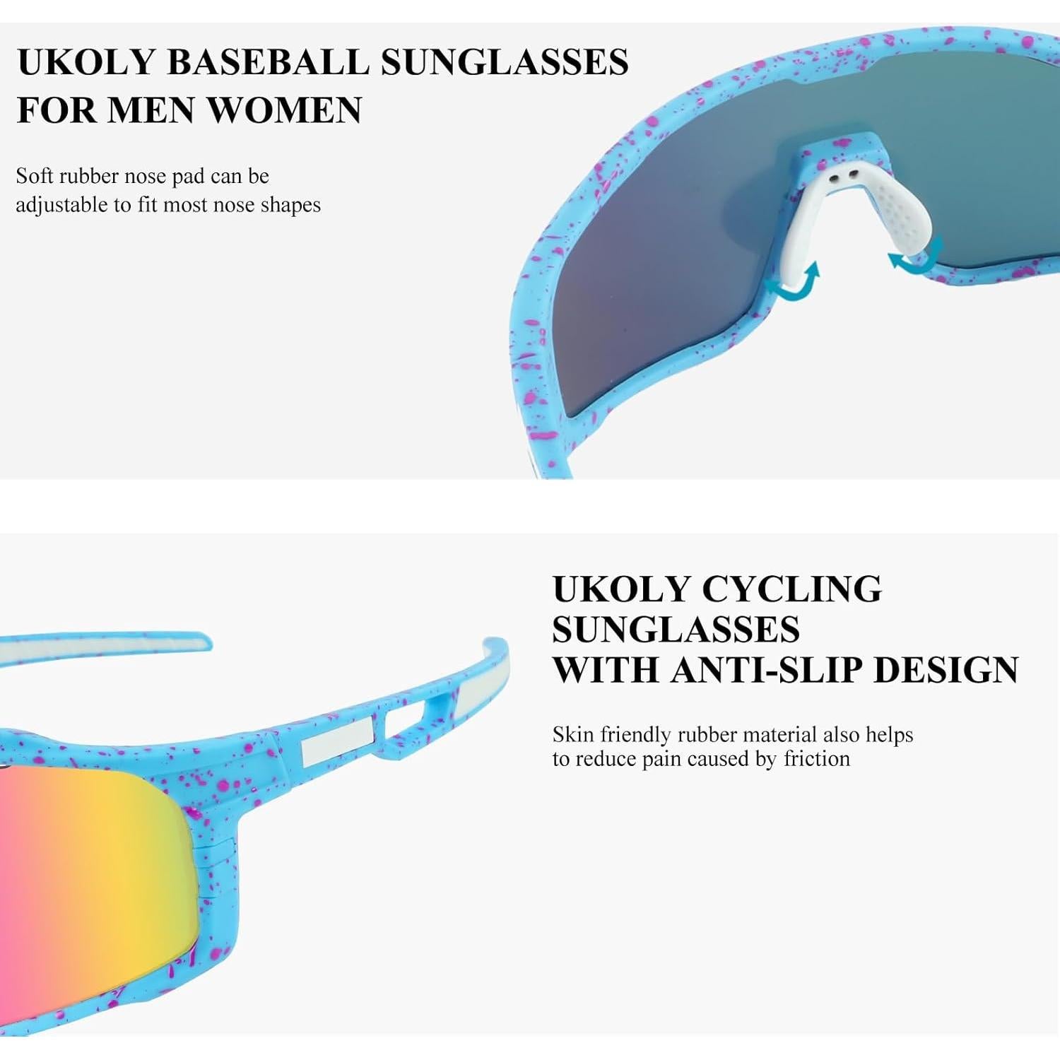 Gafas de sol deportivas Ukoly modelo 620 con UV400