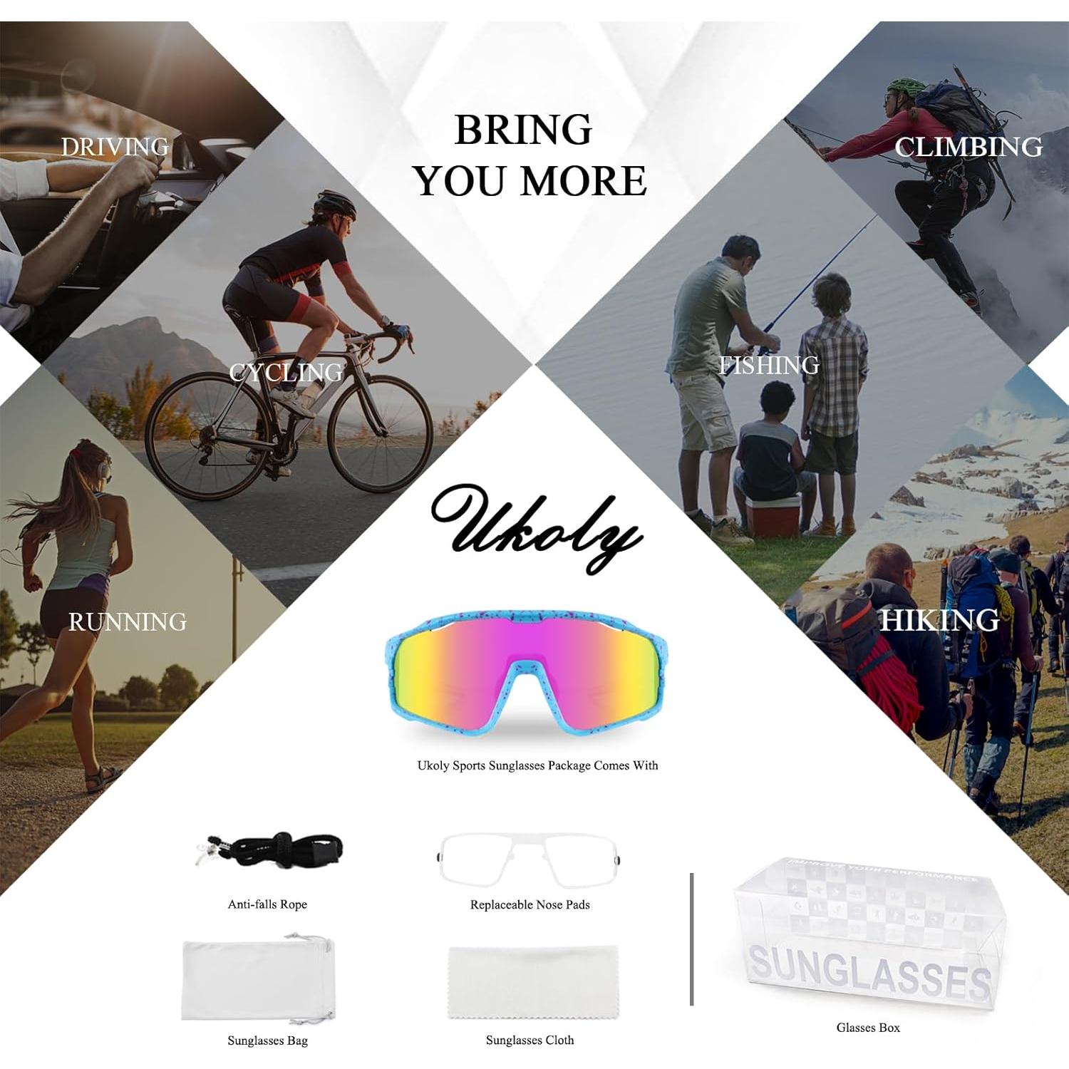 Gafas de sol deportivas Ukoly modelo 620 con UV400