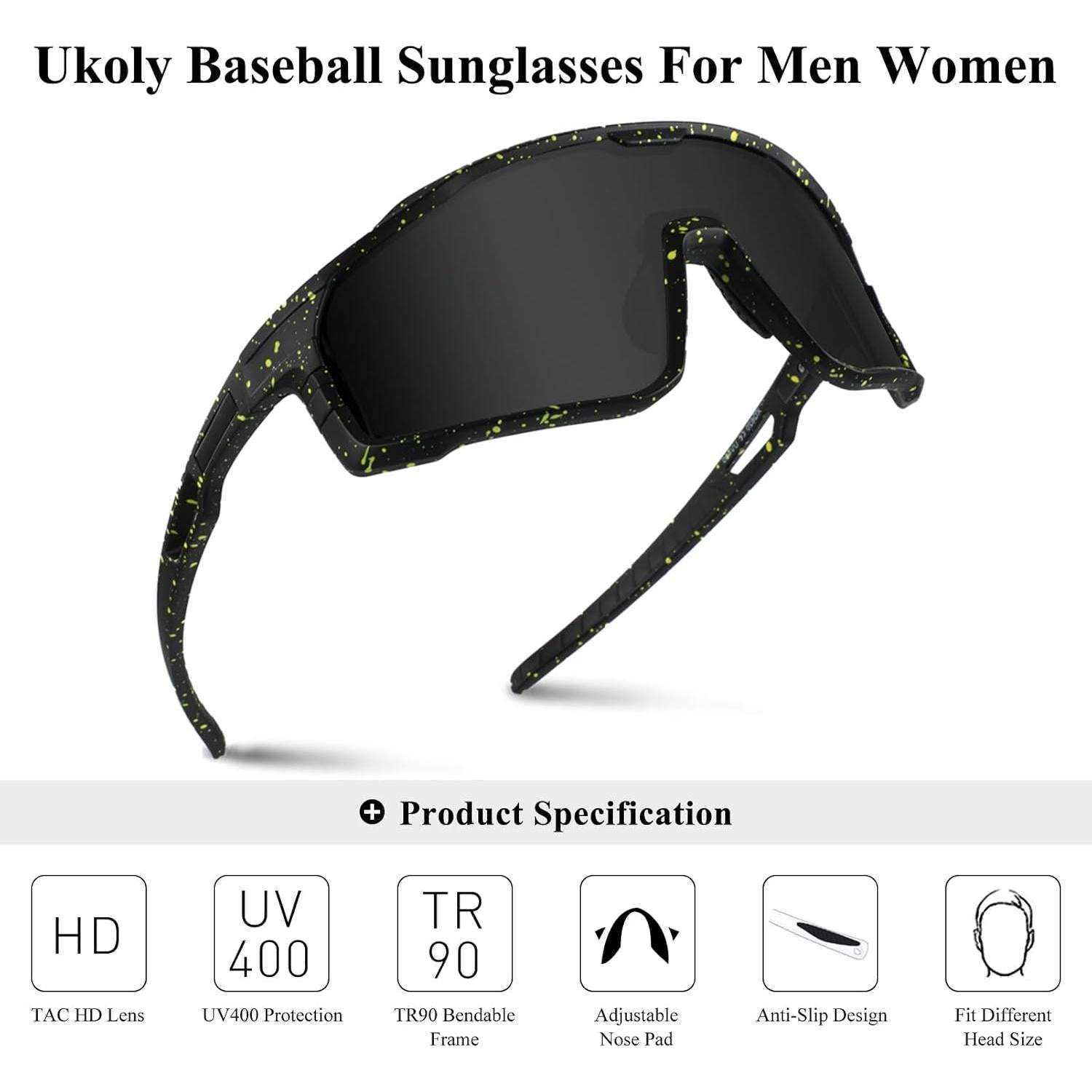 Gafas de sol deportivas Ukoly modelo 620 con UV400