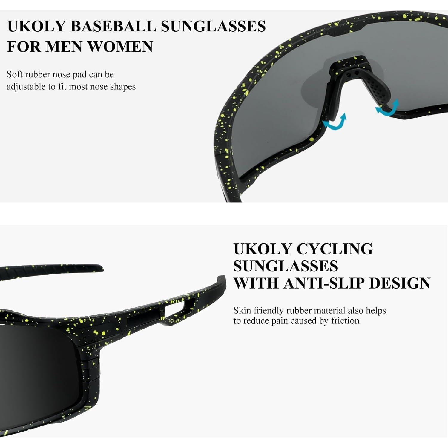 Gafas de sol deportivas Ukoly modelo 620 con UV400