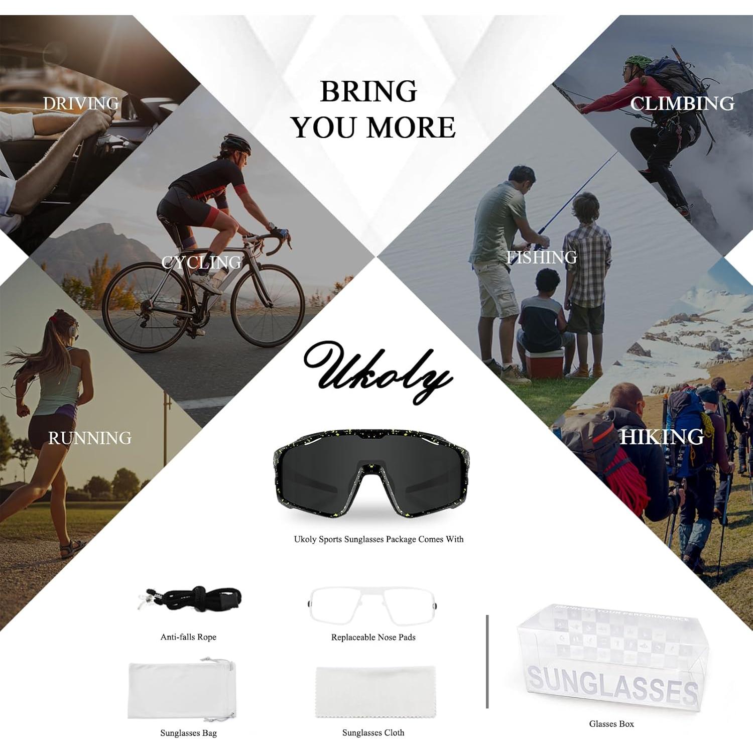 Gafas de sol deportivas Ukoly modelo 620 con UV400