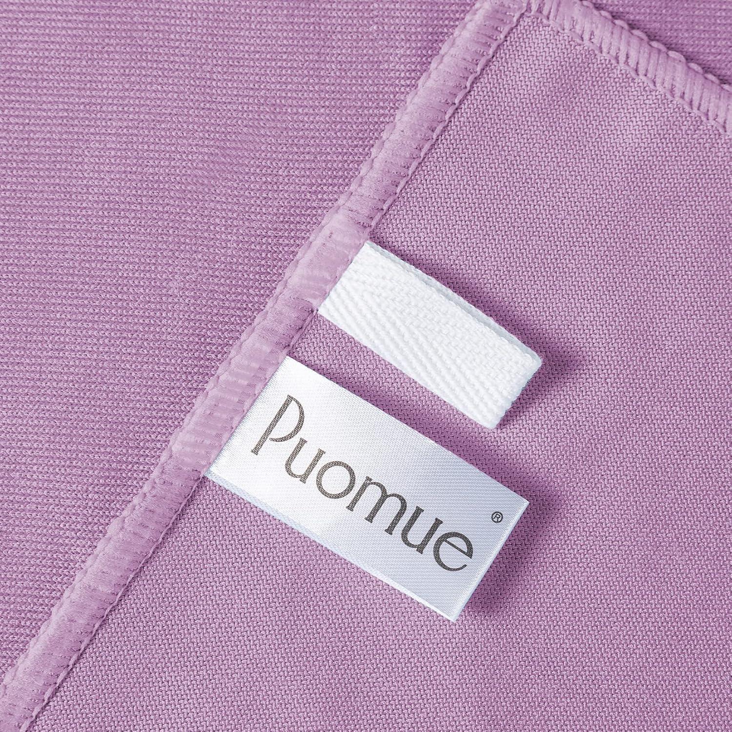 Paquete de 12 paños de microfibra Puomue 30x40 cm rosa