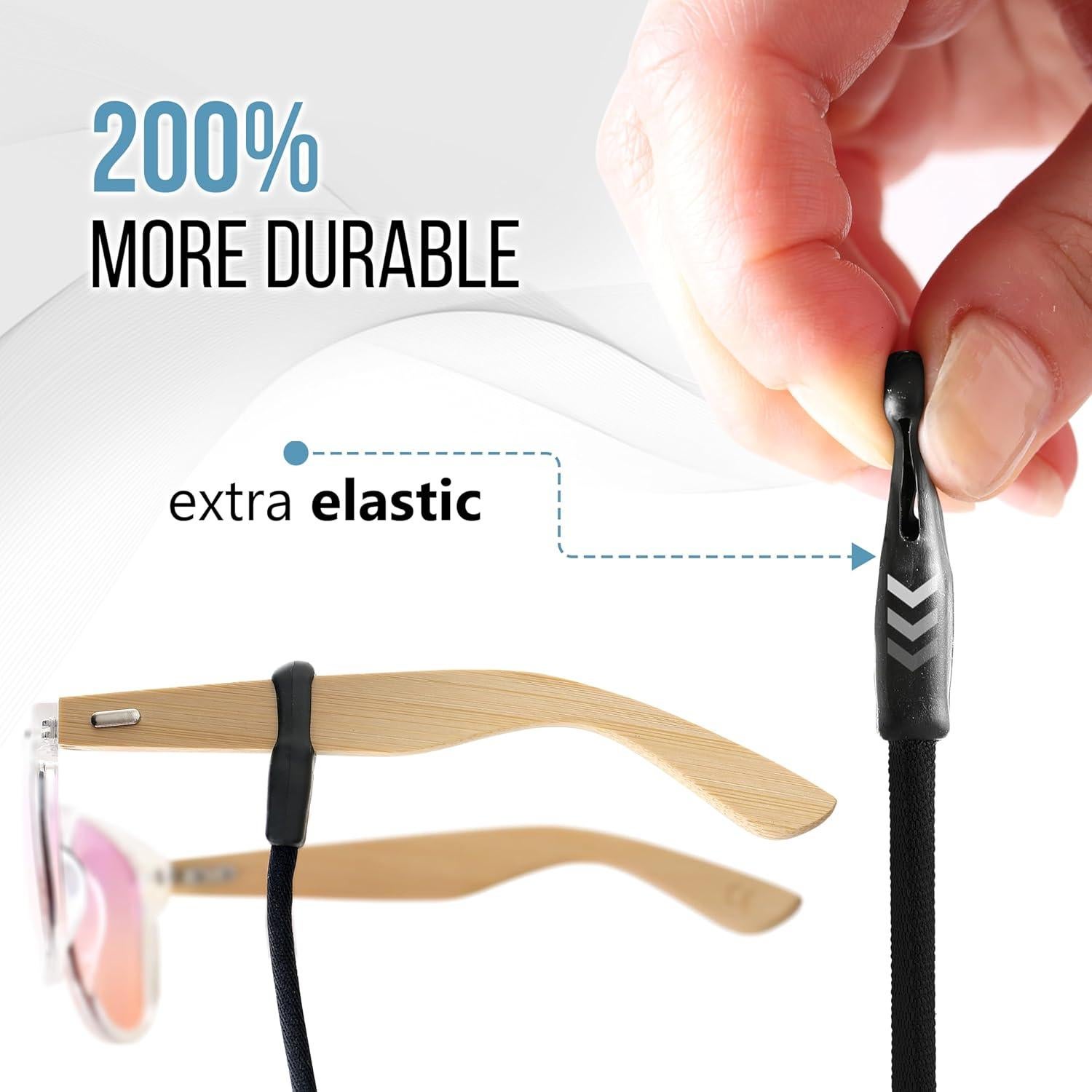 Cadenas para Gafas SIGONNA - Ajustables y Reforzadas - 4 Piezas