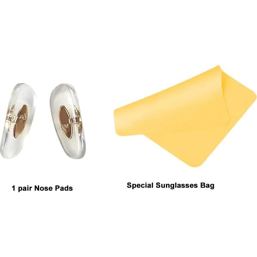 Almohadillas de nariz RayBan 14mm dorado para gafas