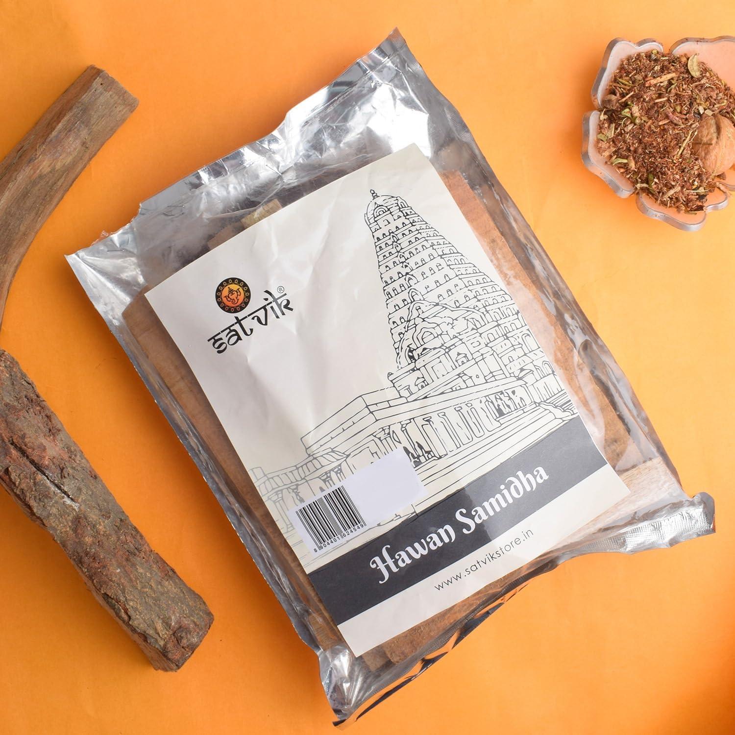 Palos de Madera de Mango Pura Satvik 500g para Havan