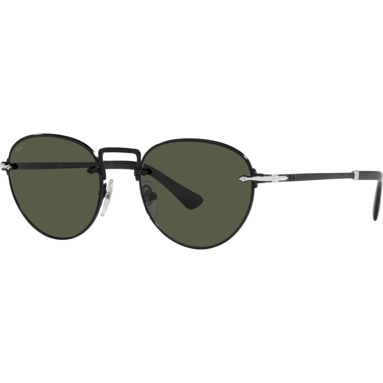 Gafas de sol redondas Persol PO2491S 51mm Negro Verde