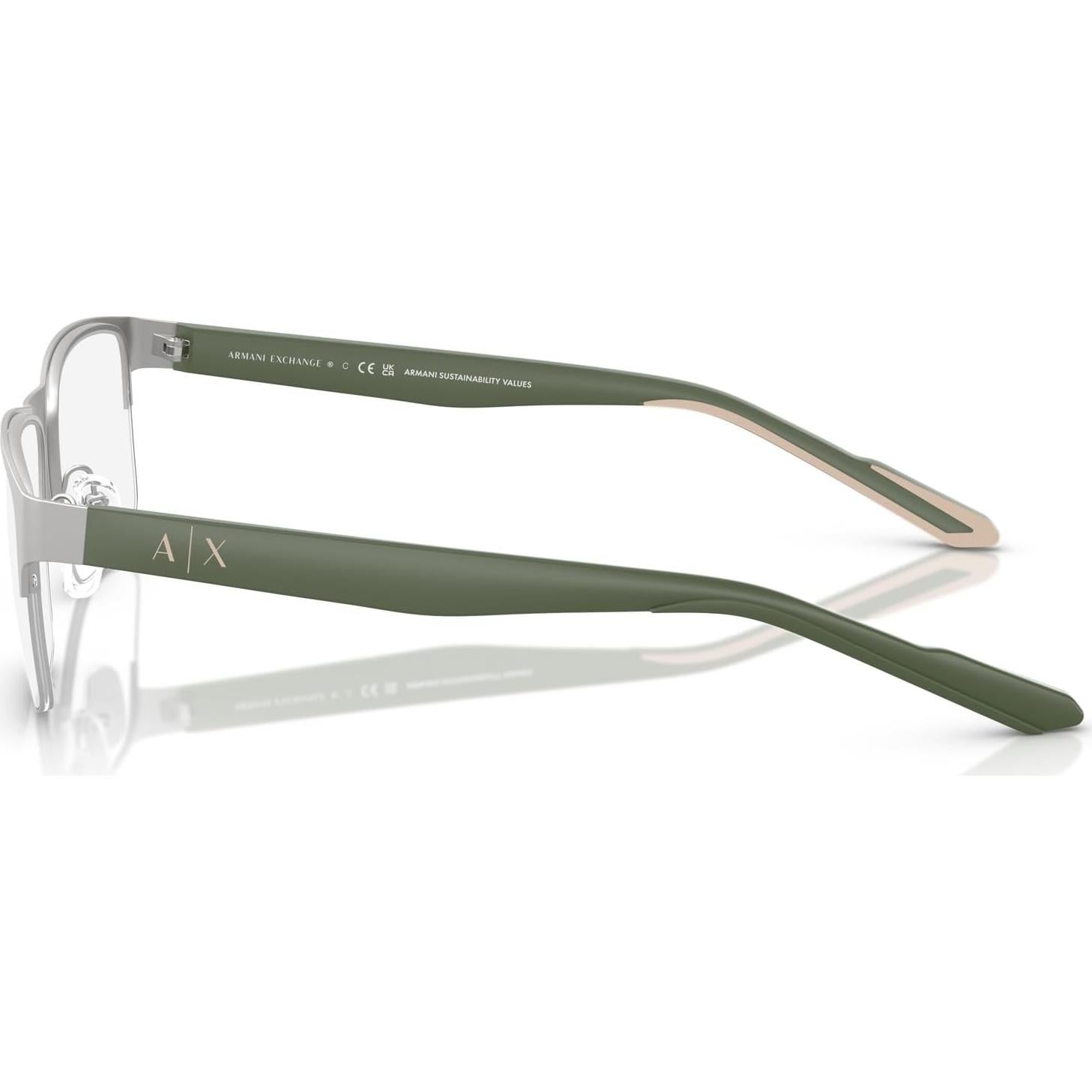 Gafas de Prescripción Armani Exchange AX1068 Plateadas 56mm