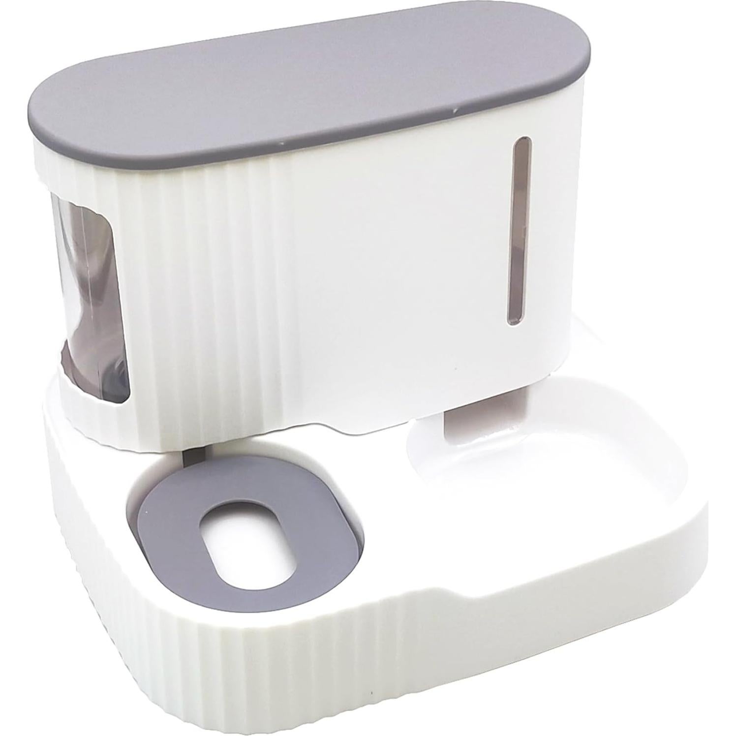 Comedero Automático 2 en 1 ALL BALANCE Gris 15L Comida y Agua