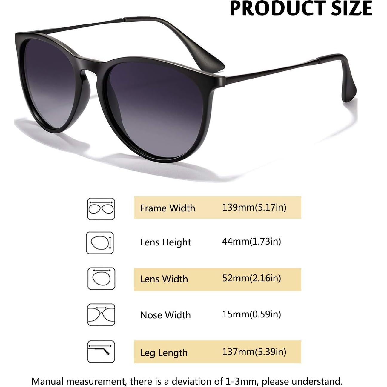 Gafas de sol CHBP unisex retro polarizadas UV400