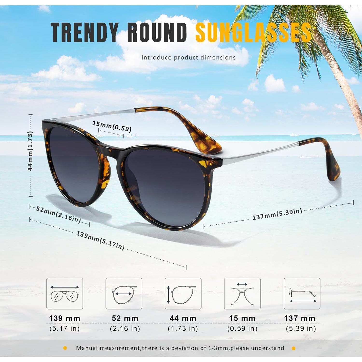 Gafas de sol CHBP unisex retro polarizadas UV400