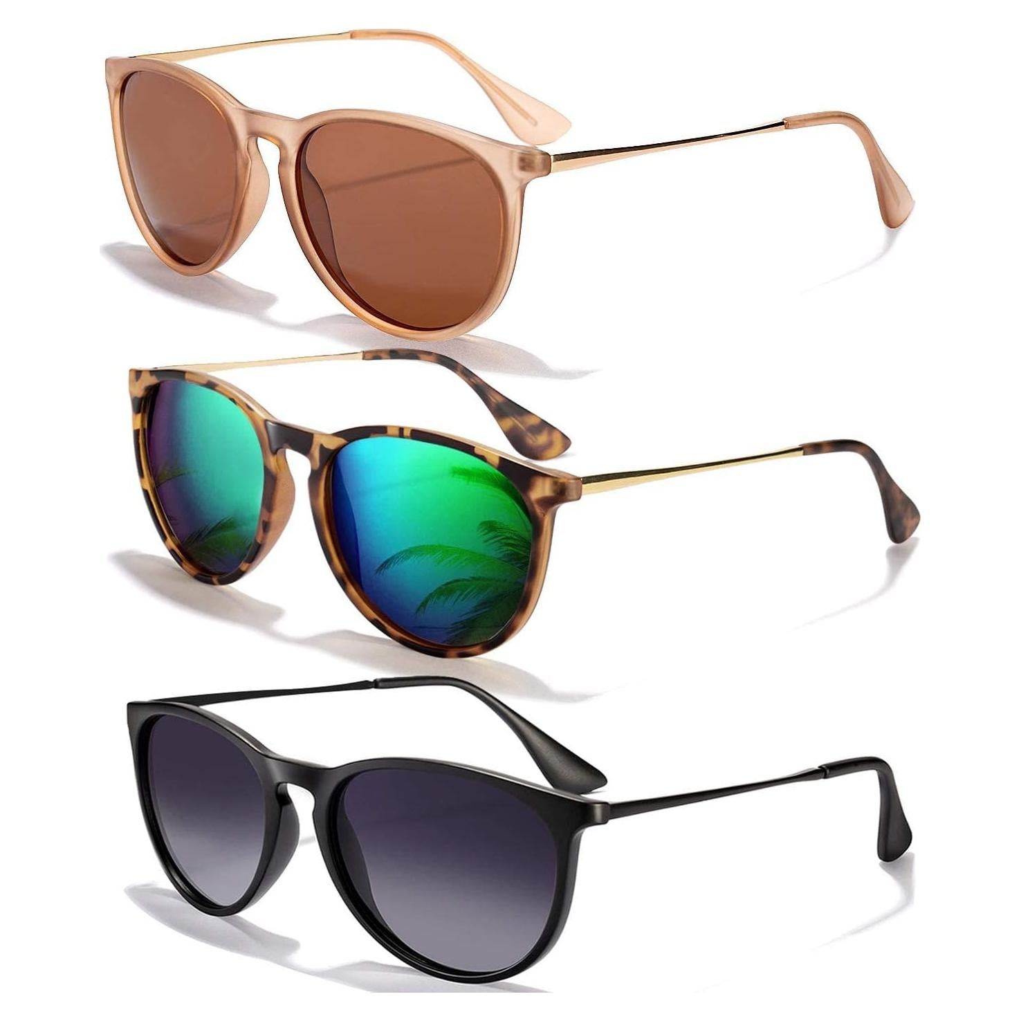 Gafas de sol CHBP unisex retro polarizadas UV400 3 colores